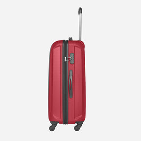 Safari Thorium Sharp Set of 3 Red Trolley Bags with 360° Wheels & USB charging Port