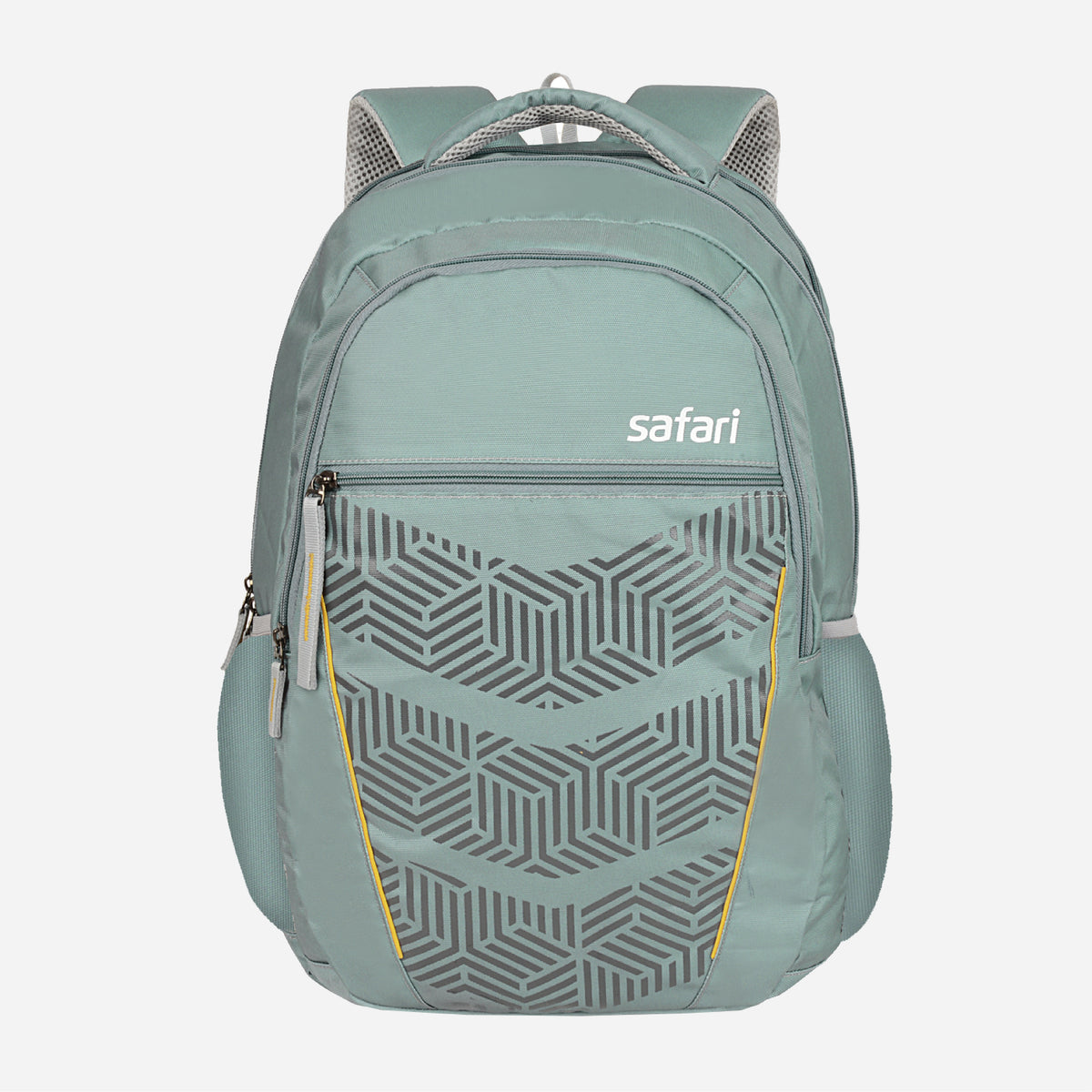 Safari Tribal 30L Grey Laptop Backpack with Laptop Sleeve and Raincover