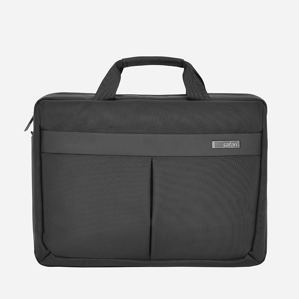 Safari Urban Messenger Bag with Smart Sleeve - Black