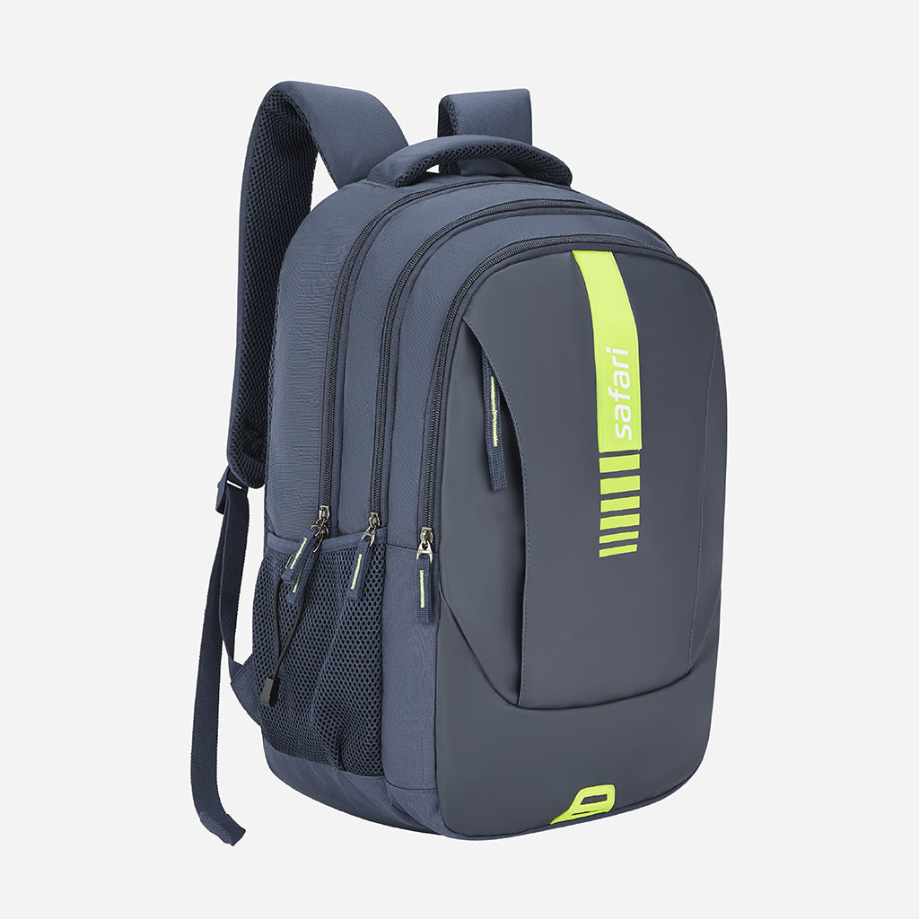 Vogue Laptop and Raincover School backpack - Blue